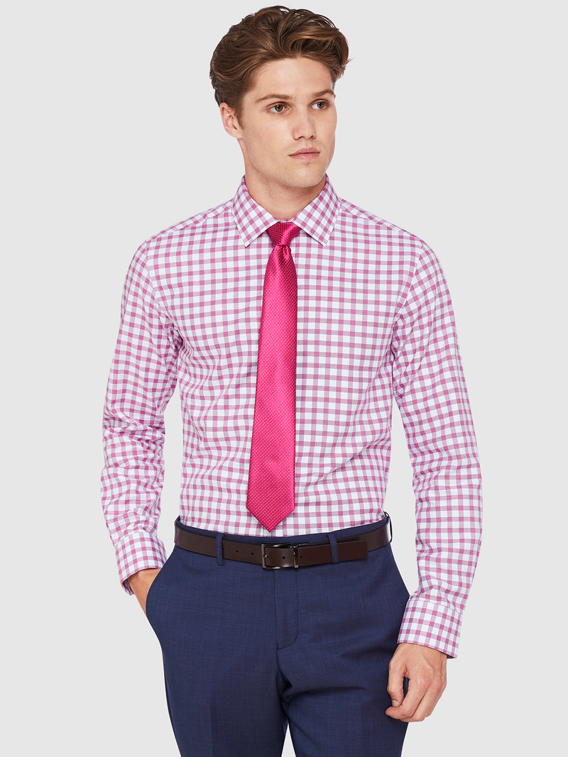 BECKTON CHECKED EASY CARE SHIRT