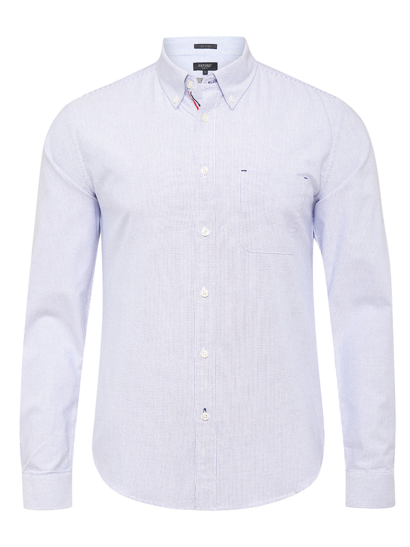 UXBRIDGE STRIPED SHIRT NAVY
