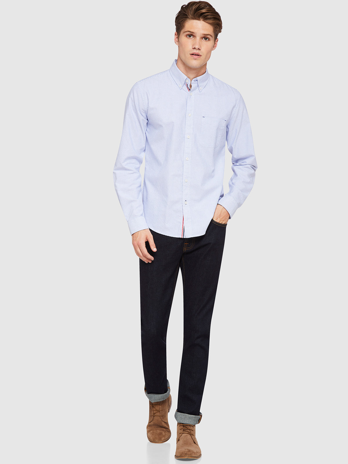 UXBRIDGE STRIPED SHIRT NAVY