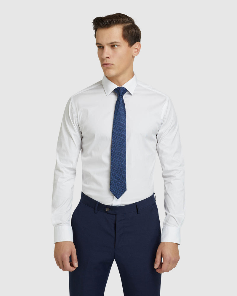 WHITE STRETCH TRAVEL SHIRT WHITE