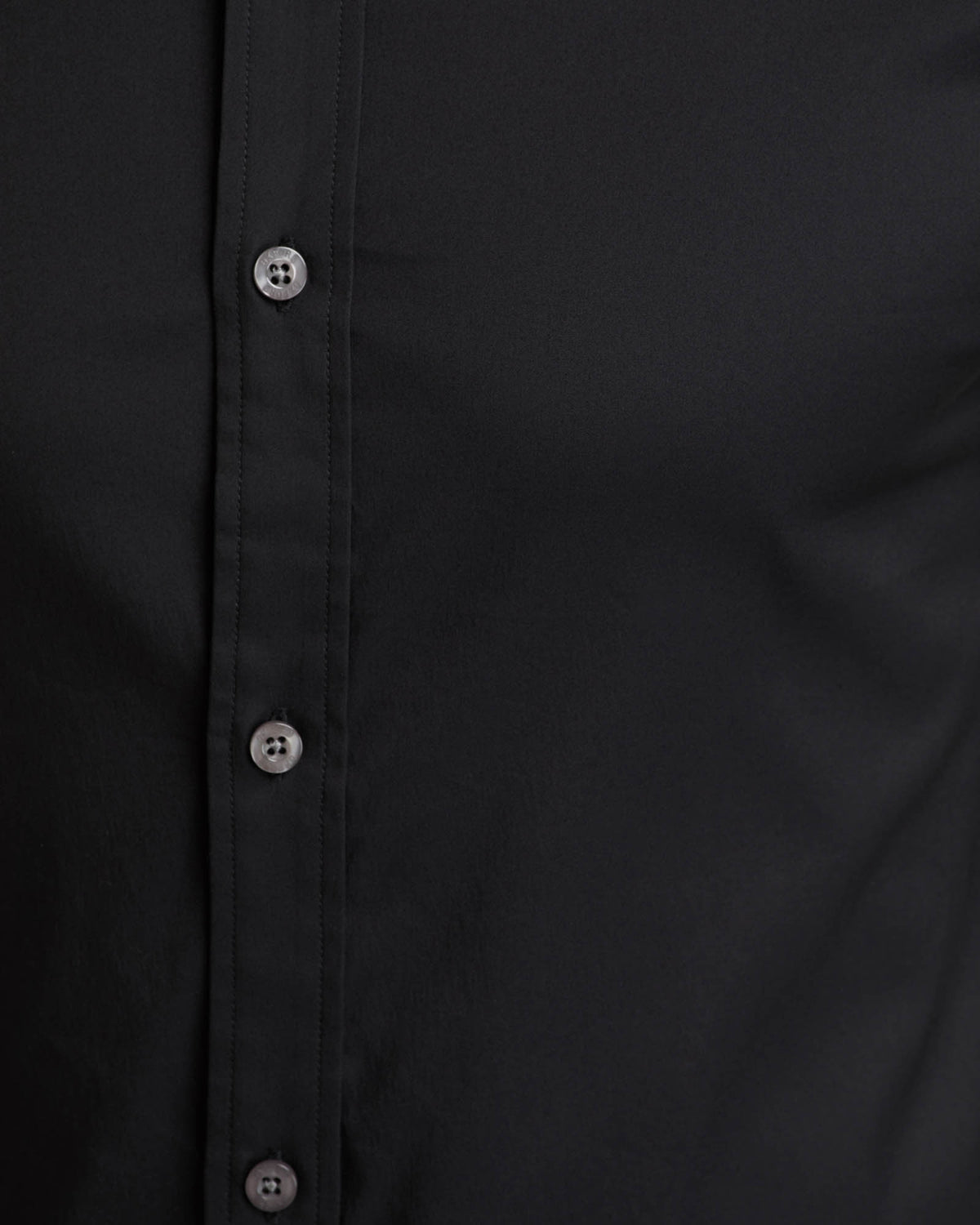 BLACK STRETCH TRAVEL SHIRT BLACK