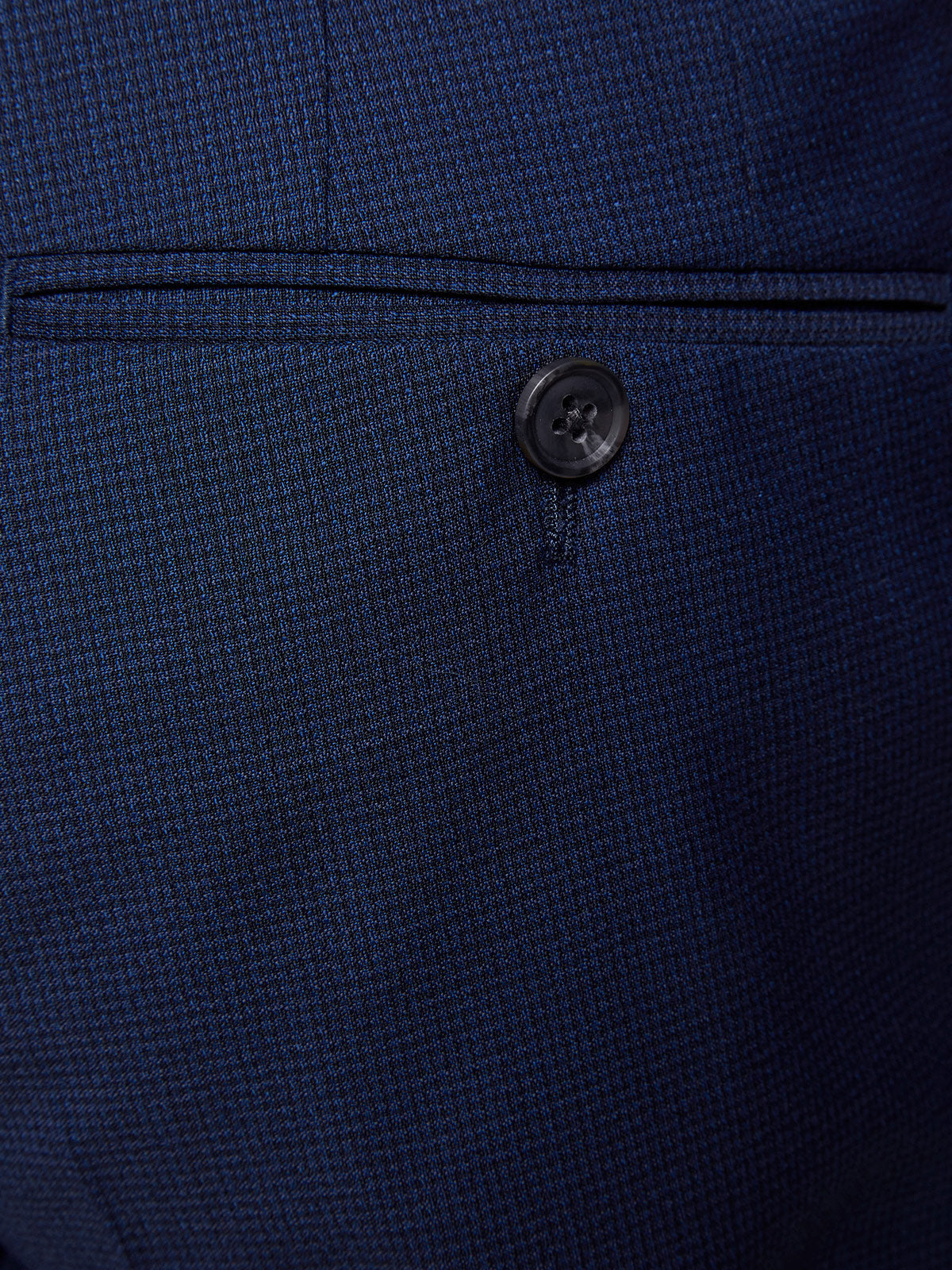 HOPKINS WOOL SUIT TROUSERS NAVY