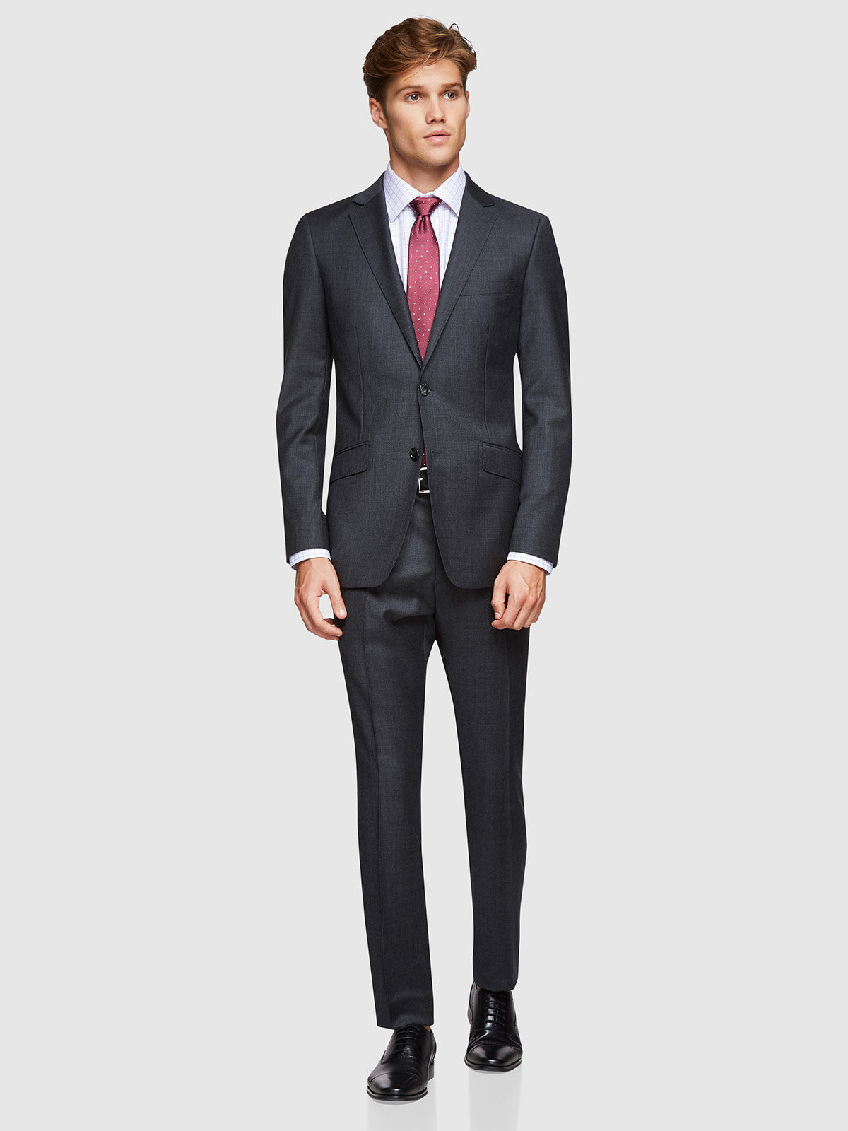 NEW HOPKINS WOOL SUIT JACKET CHARCOAL