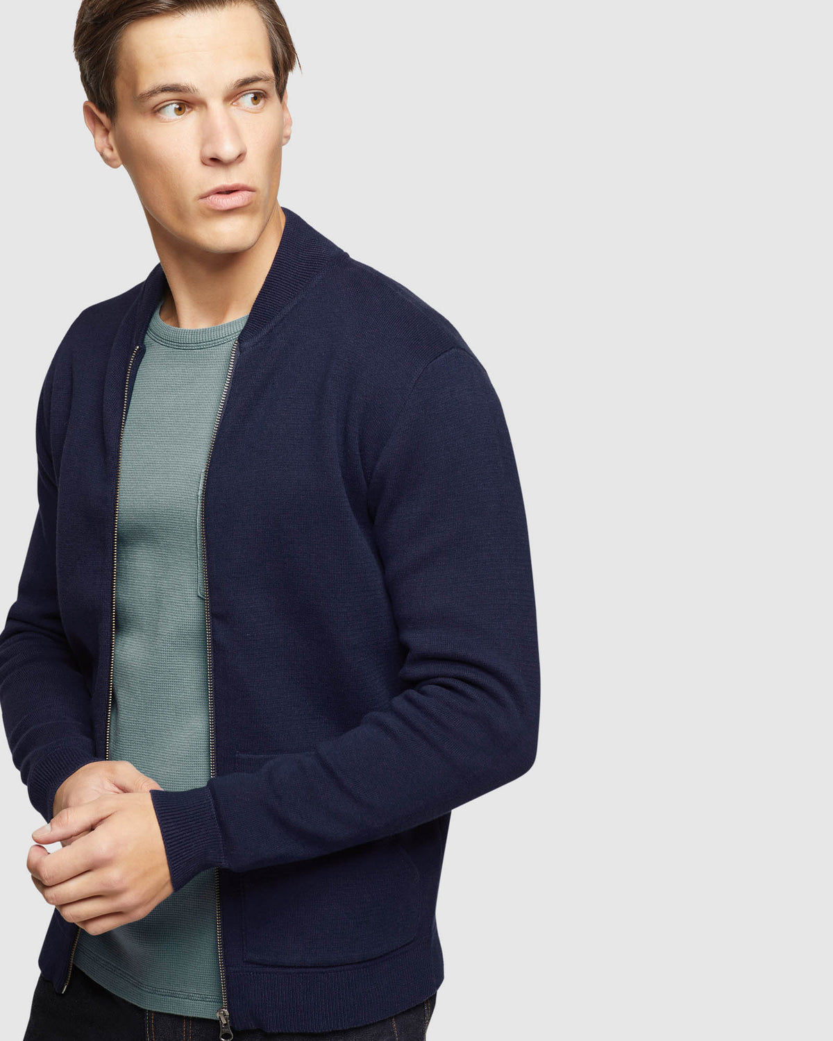 SAM KNITTED JACKET MENS JACKETS AND COATS