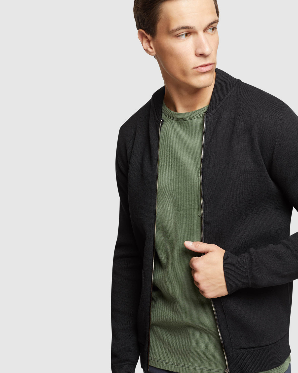 SAM KNITTED JACKET MENS JACKETS AND COATS