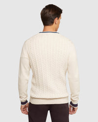 LOGAN CRICKET KNIT PULLOVER MENS KNITWEAR