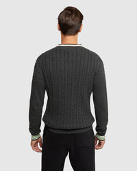LOGAN CRICKET KNIT PULLOVER MENS KNITWEAR