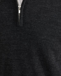 MERINO ZIP NECK TOP MENS KNITWEAR