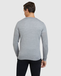 CREW NECK MERINO BLEND PULLOVER