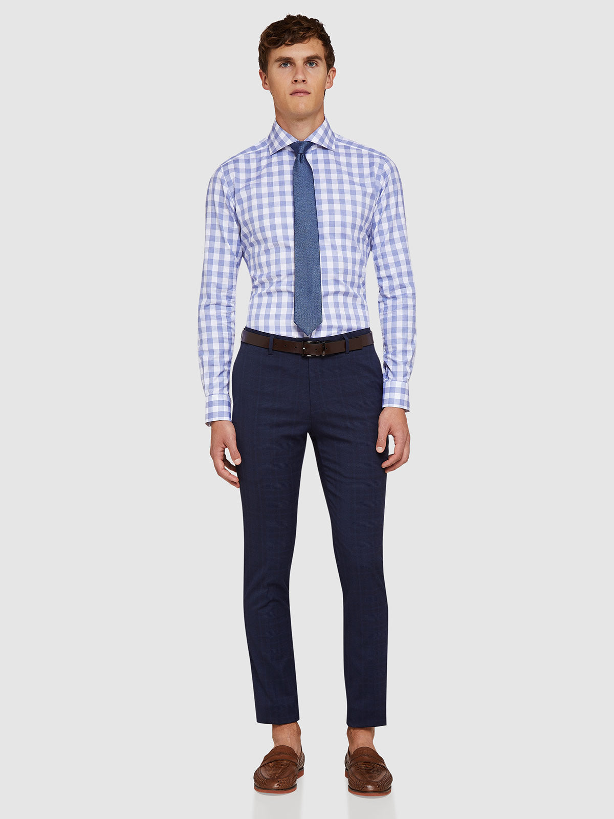 TRAFALGAR CHECKED LUXURY SHIRT