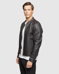NOAH GOAT LEATHER JACKET MENS JACKETS AND COATS