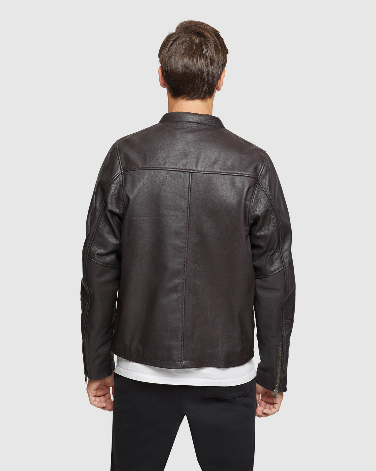 NOAH GOAT LEATHER JACKET MENS JACKETS AND COATS