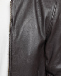 NOAH GOAT LEATHER JACKET MENS JACKETS AND COATS