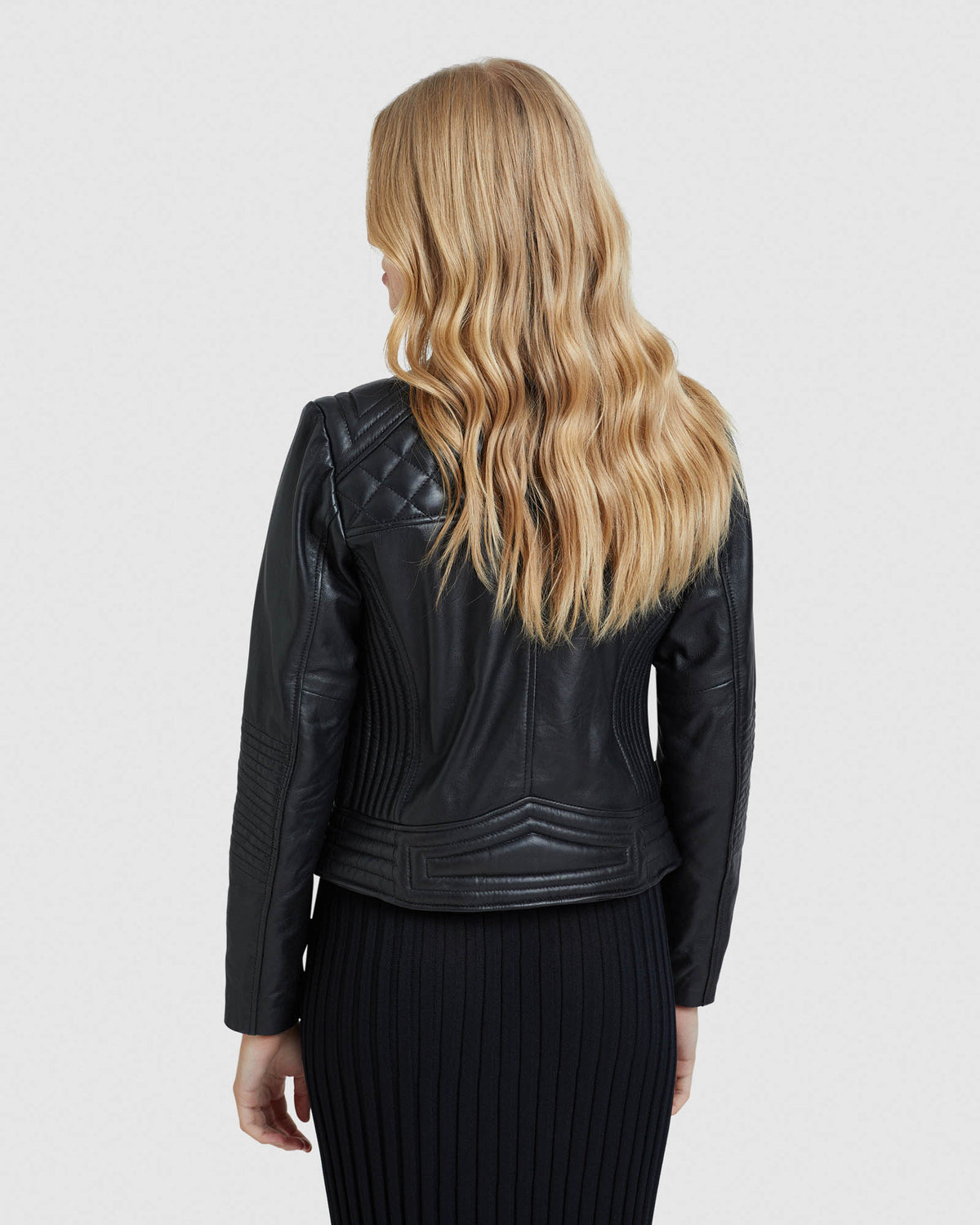 GRACIE LEATHER JACKET WOMENS SUITS JKTS COATS
