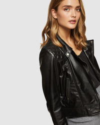 EMMA BIKER LEATHER JACKET