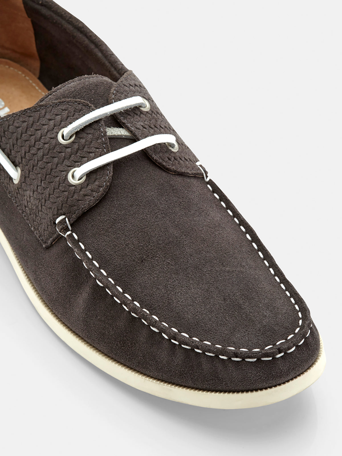 ADAM SUEDE BOATER MENS SHOES
