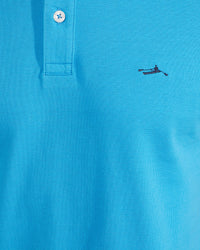 CAM CONTRAST COLLAR PIQUE POLO MENS KNITS