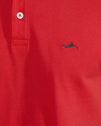 CAM CONTRAST COLLAR PIQUE POLO MENS KNITS