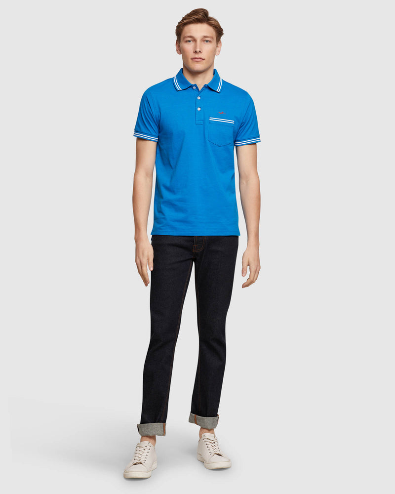 NICKSON TIPPING JERSEY POLO MENS KNITS