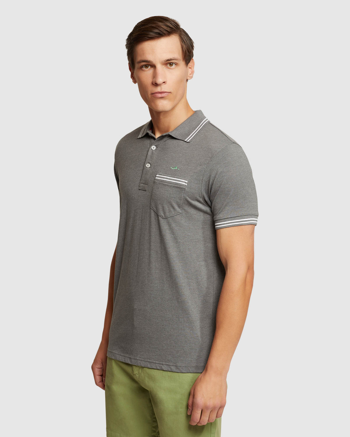 NICKSON TIPPING JERSEY POLO MENS KNITS