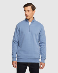 WYATT ZIP NECK SWEATER SHIRT MENS LOUNGEWEAR