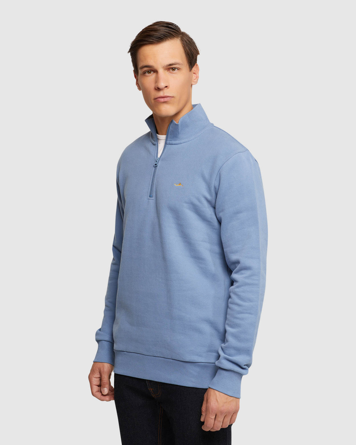 WYATT ZIP NECK SWEATER SHIRT MENS LOUNGEWEAR