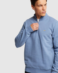 WYATT ZIP NECK SWEATER SHIRT MENS LOUNGEWEAR