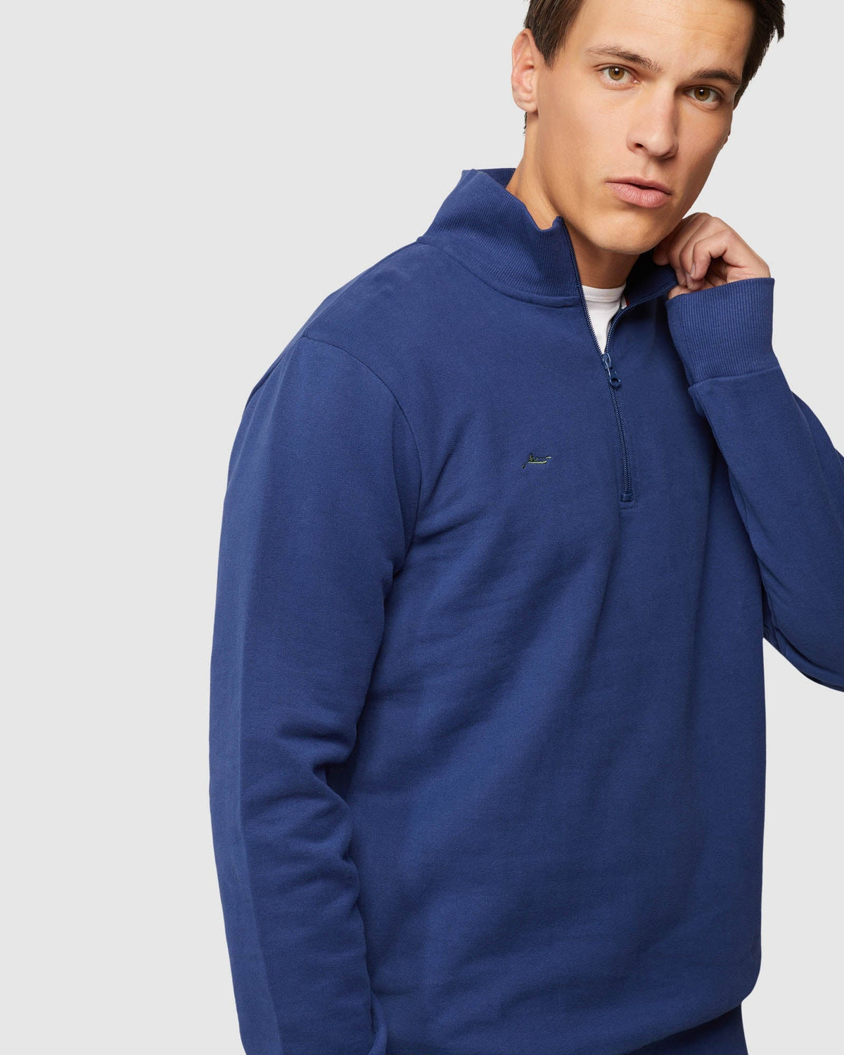 WYATT ZIP NECK SWEATER SHIRT MENS LOUNGEWEAR