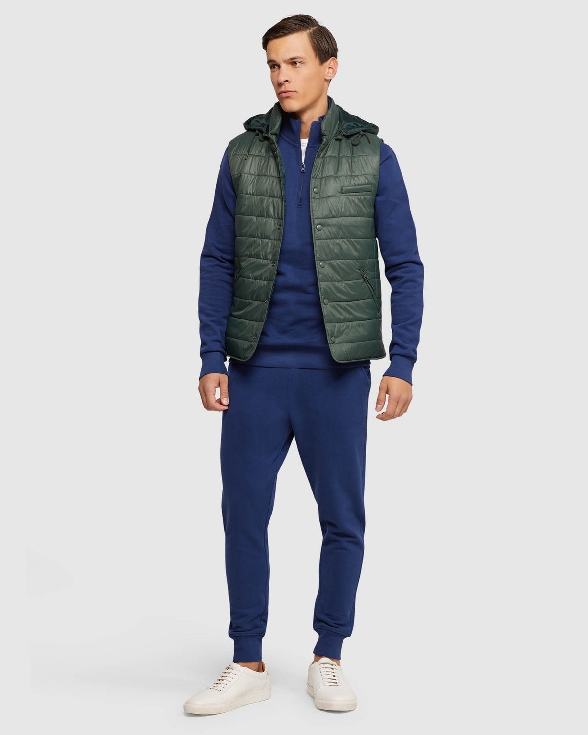 WYATT ZIP NECK SWEATER SHIRT MENS LOUNGEWEAR