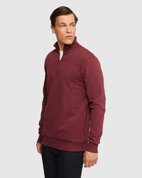 WYATT ZIP NECK SWEATER SHIRT MENS LOUNGEWEAR