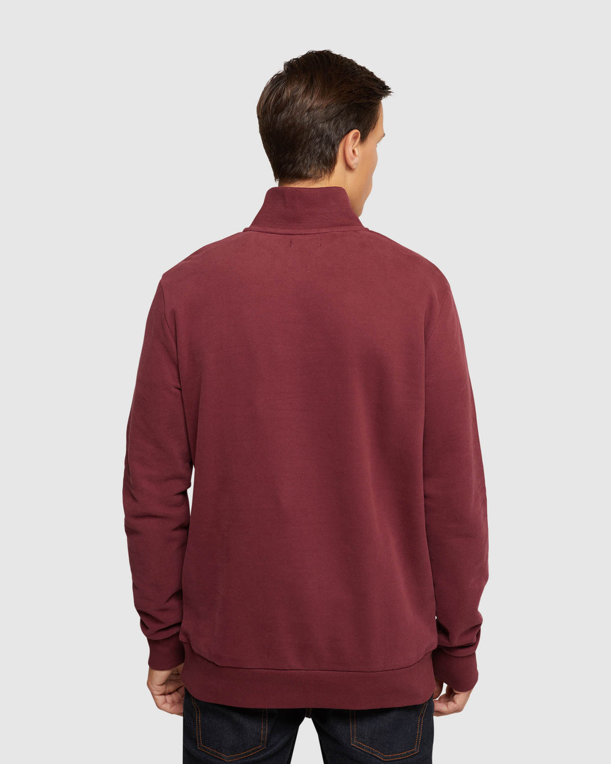WYATT ZIP NECK SWEATER SHIRT MENS LOUNGEWEAR