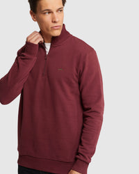 WYATT ZIP NECK SWEATER SHIRT MENS LOUNGEWEAR