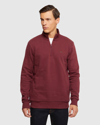 WYATT ZIP NECK SWEATER SHIRT MENS LOUNGEWEAR