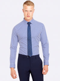 BECKTON STRIPE SHIRT RED