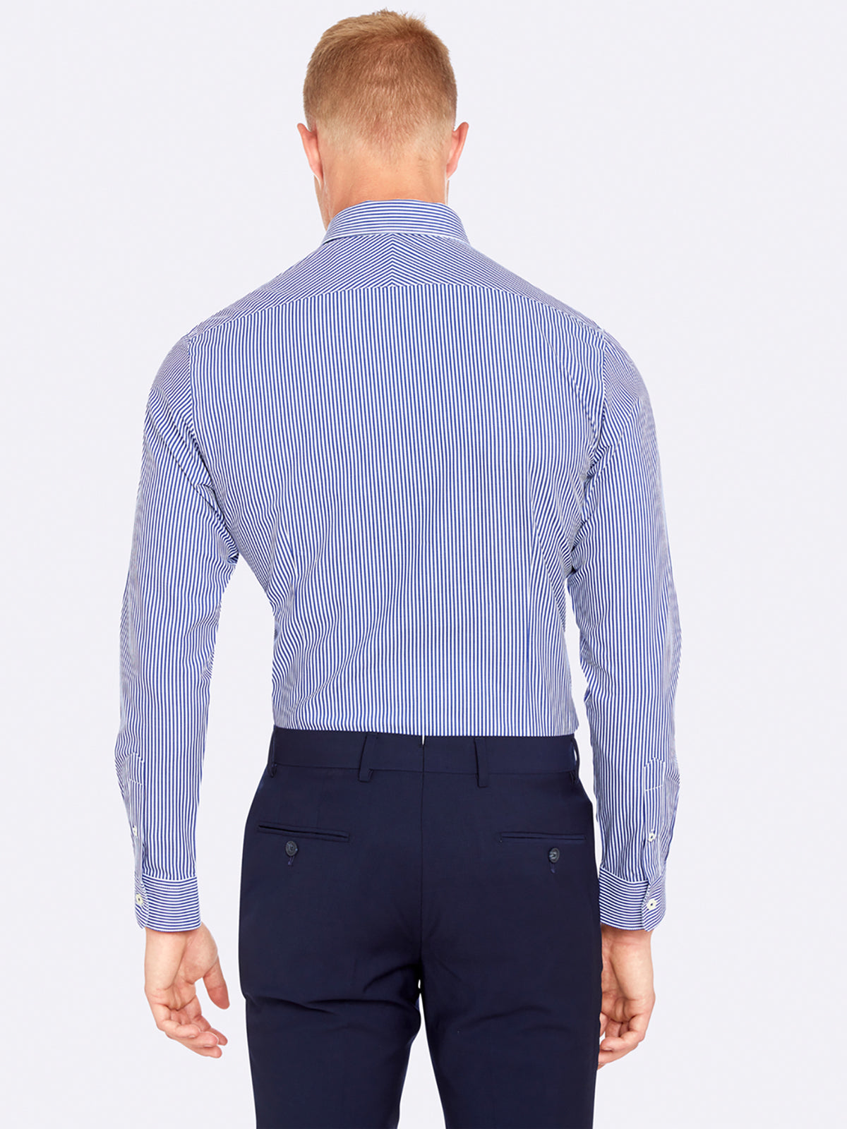 BECKTON STRIPE SHIRT RED