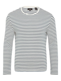 PARKER STRIPED CREW NECK T-SHIRT