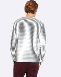 PARKER STRIPED CREW NECK T-SHIRT