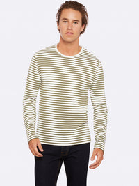 PARKER STRIPED CREW NECK T-SHIRT