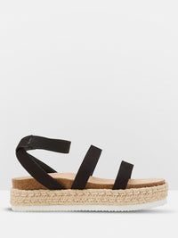 JESSICA CANVAS ESPADRILLES BLACK