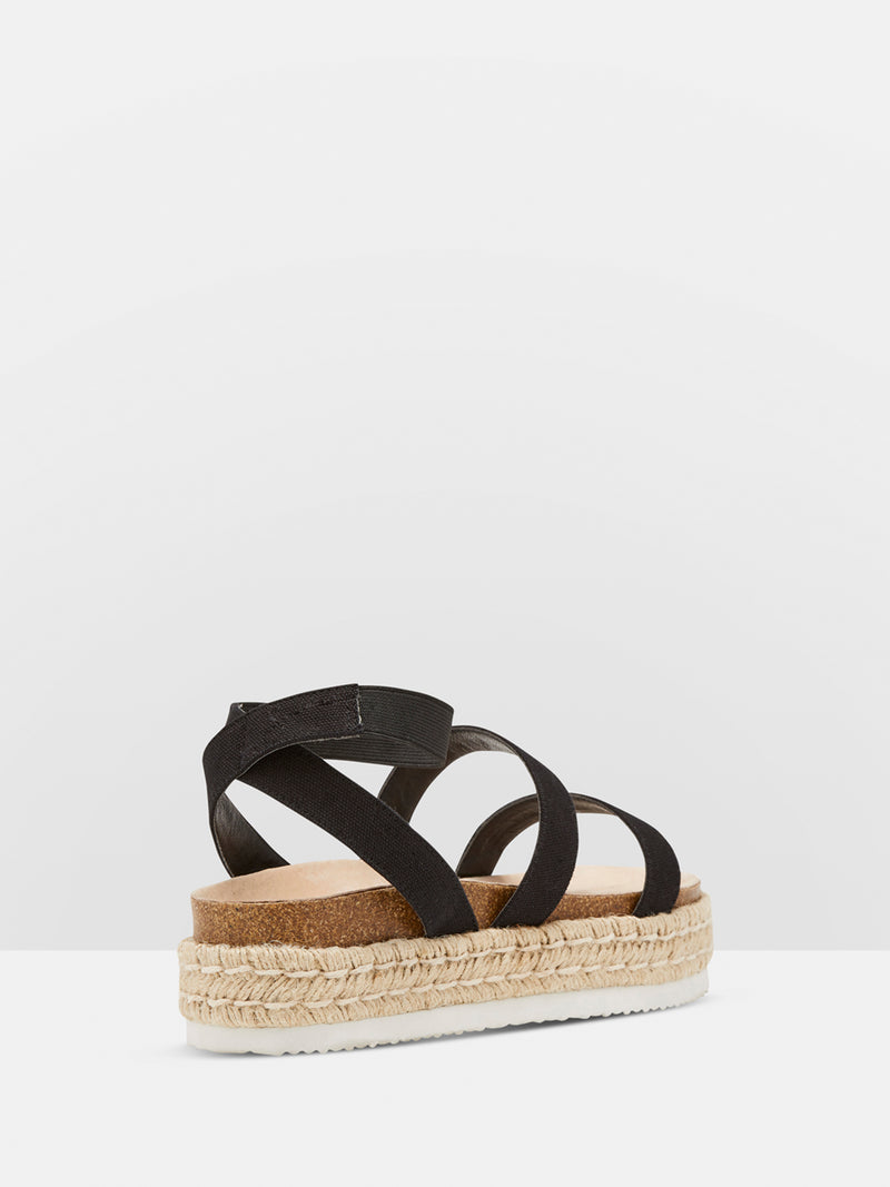 JESSICA CANVAS ESPADRILLES BLACK