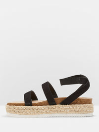 JESSICA CANVAS ESPADRILLES BLACK