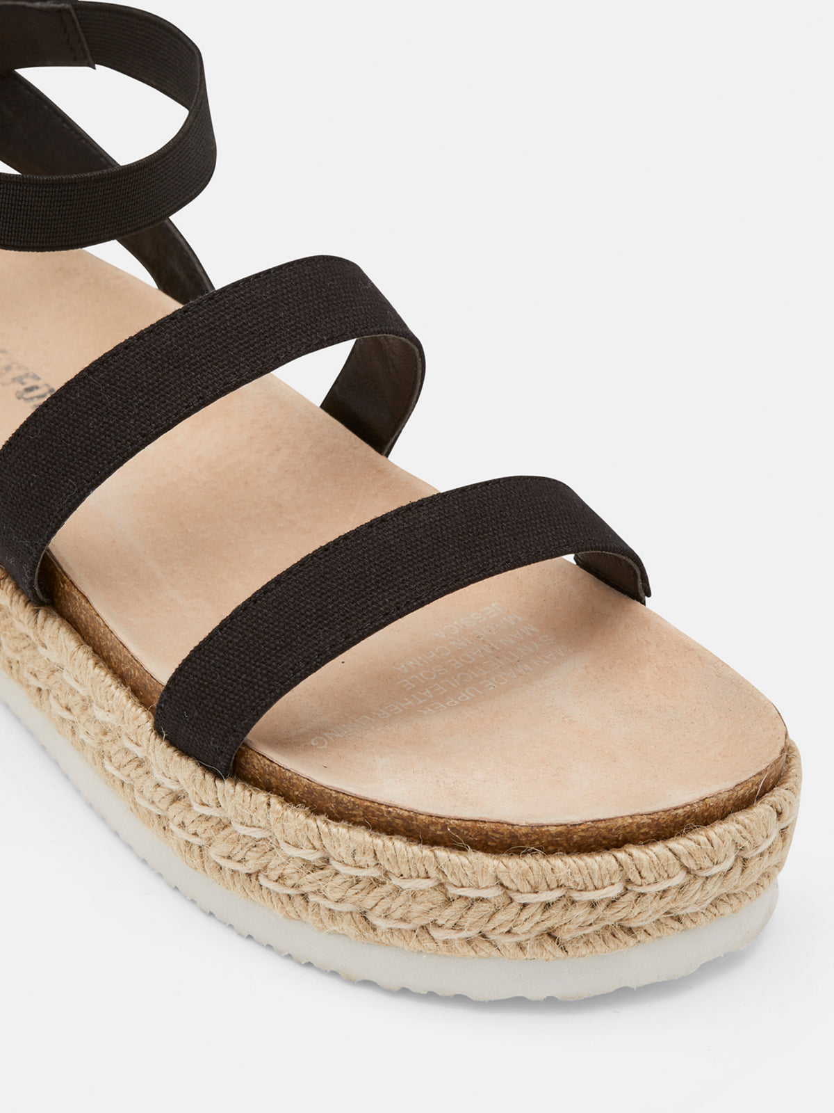 JESSICA CANVAS ESPADRILLES BLACK