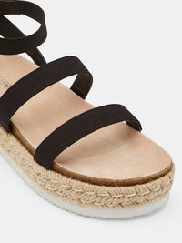 JESSICA CANVAS ESPADRILLES BLACK