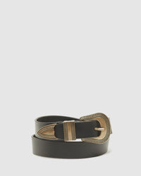 WILLA WESTERN LEATHER BELT WOMENS ACCESSORIES