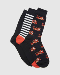 SURFS UP 3 PACK SOCKS MENS ACCESSORIES