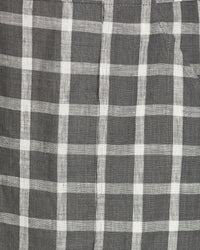 DARCY CHECK LINEN MINI SKIRT