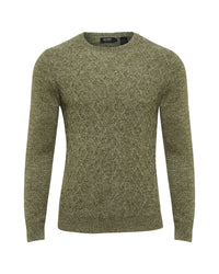 REX CABLE KNIT MENS KNITWEAR