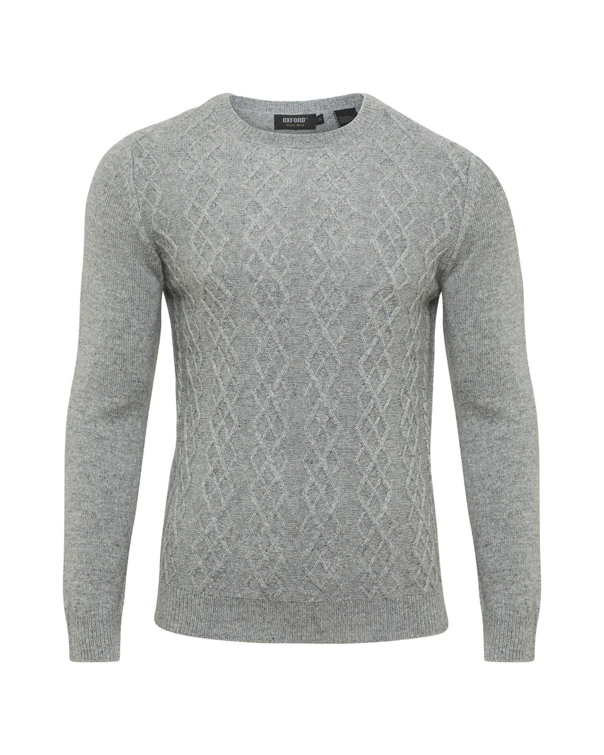 REX CABLE KNIT MENS KNITWEAR
