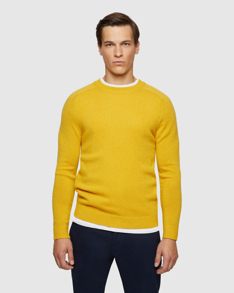 RITCHIE CREW NECK LAMBSWOOL KNIT MENS KNITWEAR