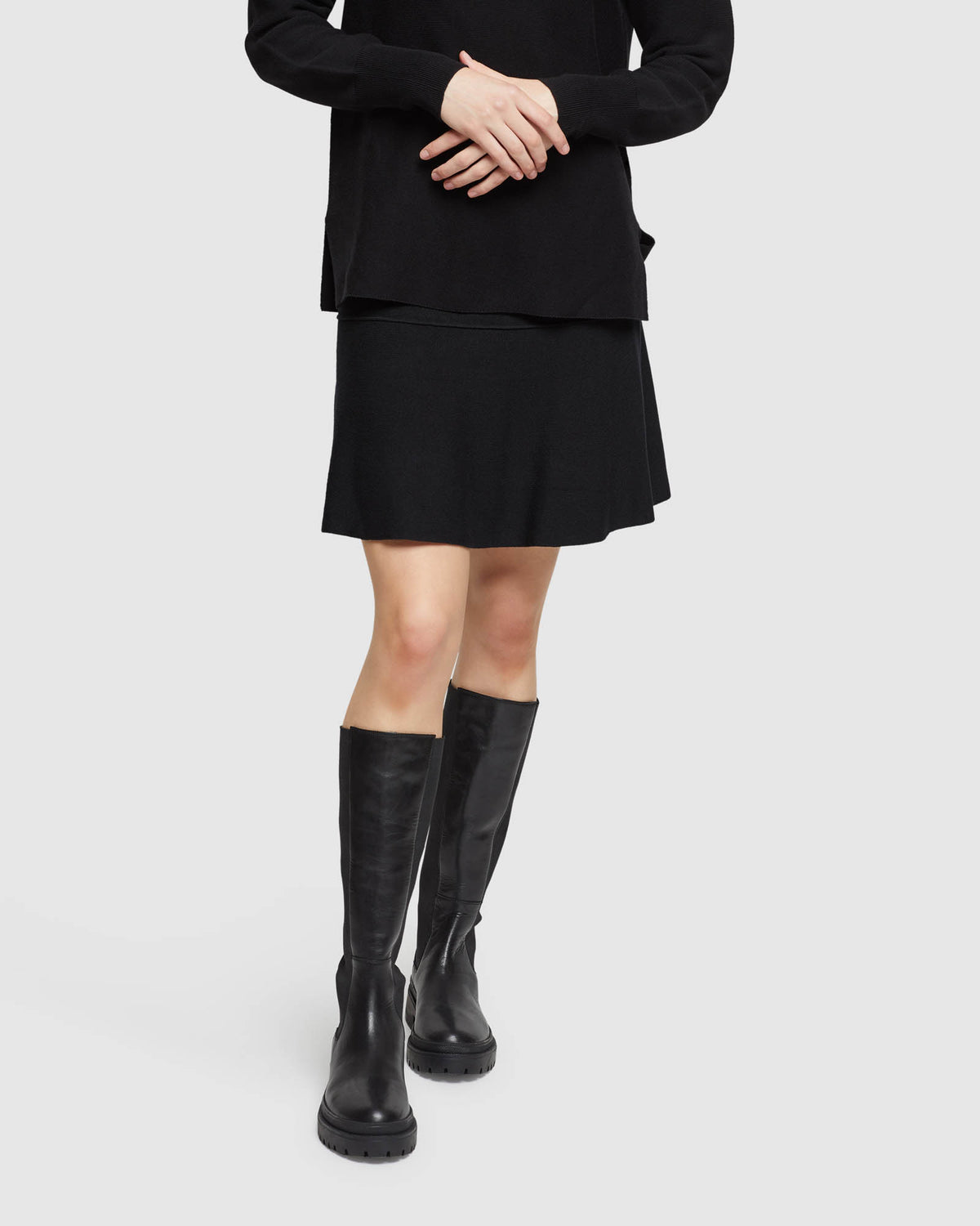 DANI KNITTED MINI SKIRT WOMENS SKIRTS